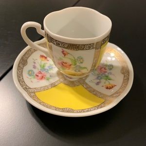 Vintage Avon Mini Cup and Saucer - Vintage Avon Collectible
